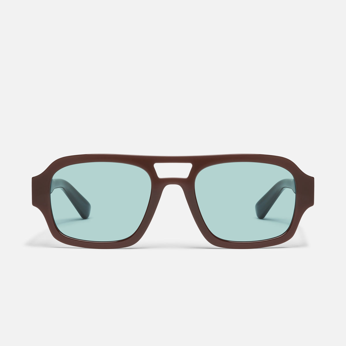DARK BROWN/AQUA