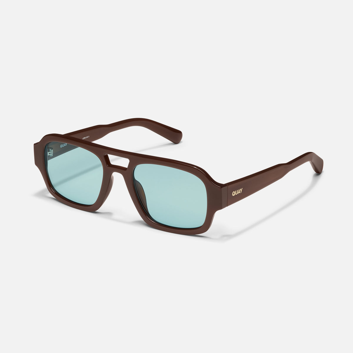 DARK BROWN/AQUA